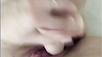 Stepdaughter teases with her pussy in the shower