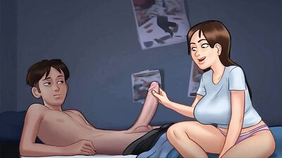 Summertime Saga: StepSister Fucks Her StepBrother In The Middle Of The Night-Ep133