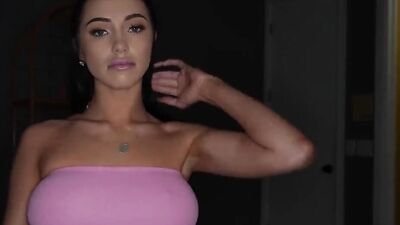 Covering My Gorgeous Stepsister's Big Tits - MJ Fresh