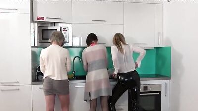 Stepfam gets heated while cocking