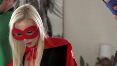 PenisMan & WonderGobbler Save the Day! - Latex Cosplay
