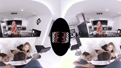 Family Foursome Is Awesome! - Georgie Lyall & Alecia Fox & Lika Star VR