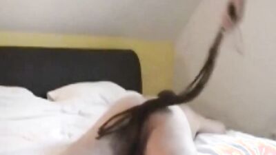 Stepmom fucks my ass with a dildo