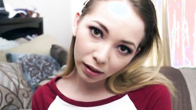 Naughty Step-daughter Wants Cock - Angel Smalls