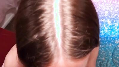 Cocksucking Stepdaughter Enjoys POV Sex From Behind