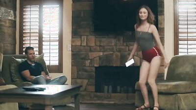 Step Siblings Caught: Scarlet Skies Clowning Around His Stepbrother On PornHD