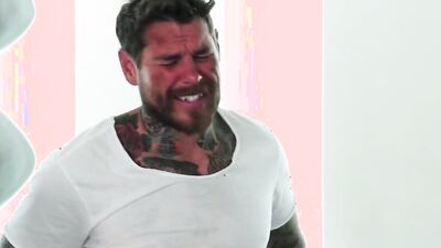 Abella Danger Discreetly Presents Buttocks to Man