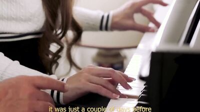 Piano & Penis for Fine Teen Student Leyla Fiora