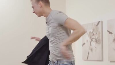 Slutty blond babe Nicole Vice will test a wannabe pornstar