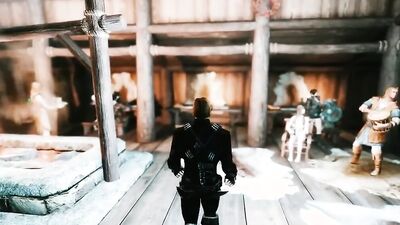 Skyrim Elf Girl and Step Uncle Porn