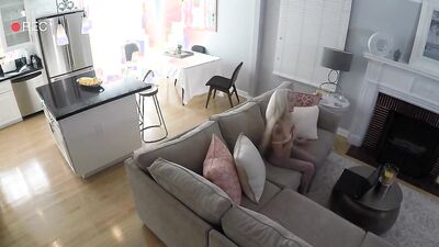 NANNYSPY Fanboy Step Dad Finally Fucks Blonde Webcam Nanny