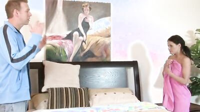 OUT OF THE FAMILY - Teen Taylor Russo Gets Her Ass Fucked Hard By A Douchebag