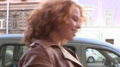 Filling This Horny Curly Gingers Tight Ass Up, Doggystyle!