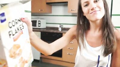 Step Sis Catches Brother Masturbating And Fucks Him