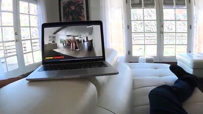 Povd Step Sister Blackmails Porn Watching Step Bro