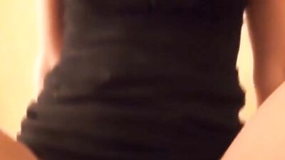 Naughty babe is riding her boyfriend's prick in this close-up footage