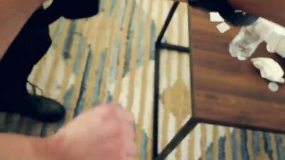 My Step Mom Is A Cop And Handcuffed Me To Look At My Cock