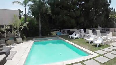 SpyFam Step brother catches step sis Adriana Chechik masturbating.