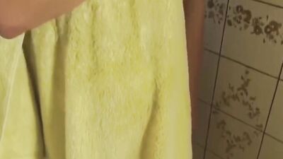 Cute girl sucks a dick and gets a facial in a POV video