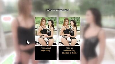 Stepdad fucks his stepdaughters POV (Alexis Crystal, Lilu Moon)