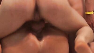 swinger party with oiled stepmom