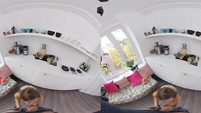 Stella Cardo is riding her lover's cock in this VR