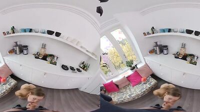 Stella Cardo is riding her lover's cock in this VR