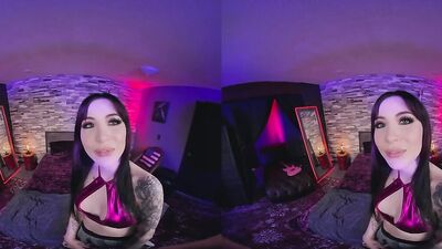 Charlotte Sartre is riding dude's hard schlong in this hot VR