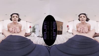 Gabbie Carter is riding her stepbrother's prick in this VR