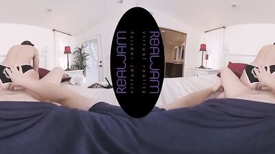 Gabbie Carter is riding her stepbrother's prick in this VR