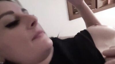 Amateur babe gets fucked in this close-up scene by her lover