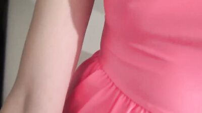 Cherry Potter is playing with boyfriend's cock in this homemade video