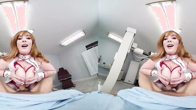 Summer Hart is riding lad's cock in a reverse cowgirl position