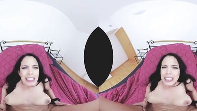 Katrina Moreno is riding boyfriend's cock in this hot VR