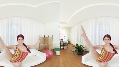 Atlanta Moreno is riding horny dude's cock in this hot VR