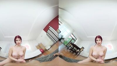 Atlanta Moreno is riding horny dude's cock in this hot VR