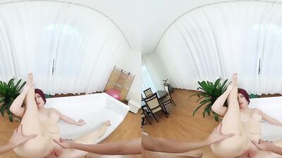 Atlanta Moreno is riding horny dude's cock in this hot VR