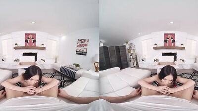 Lulu Chu gets her puss nailed with a cock in VR