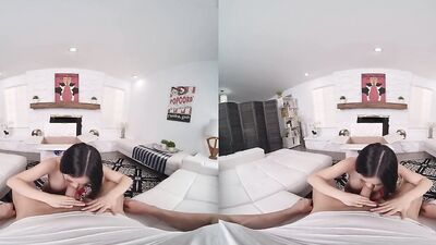 Lulu Chu gets her puss nailed with a cock in VR