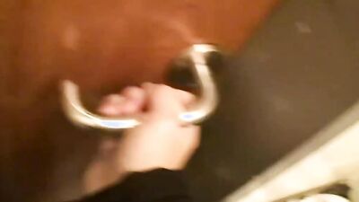 Cum thristy babe is playing with two schlongs in this homemade 3some