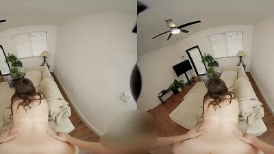Naughty MILF is riding her stepson's hard prick in this hot scene