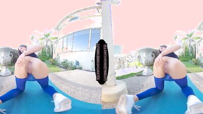 Alexia Anders is riding her stepbrother's cock in this hot VR