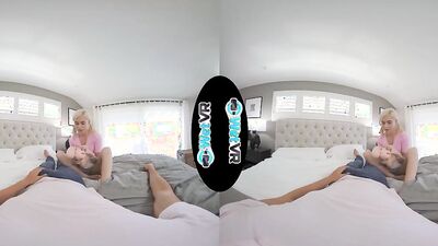 Hot VR video of Kiara Cole riding her boyfriend's hard pecker