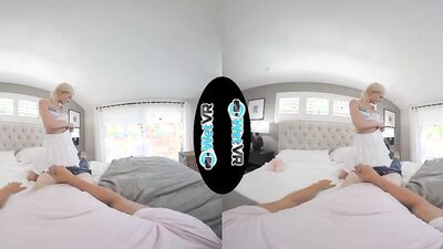 Hot VR video of Kiara Cole riding her boyfriend's hard pecker