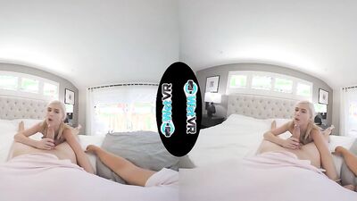 Hot VR video of Kiara Cole riding her boyfriend's hard pecker
