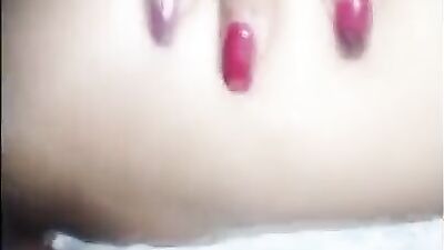 Close-up video of a horny Latina getting her puss nailed