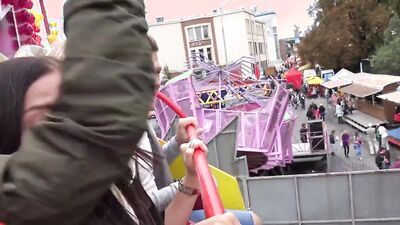 Eveline Dellai, Katy Sky & Kattie Hill are fucking in this amateur video