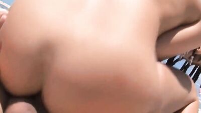 Roberta Gemma is getting shagged by her boyfriend on a yacht