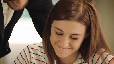 Gorgeous babe Alaina Dawson gets her hole filled with stud's dong