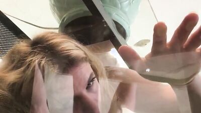Round ass blonde MILF gets bonked from behind by stepson